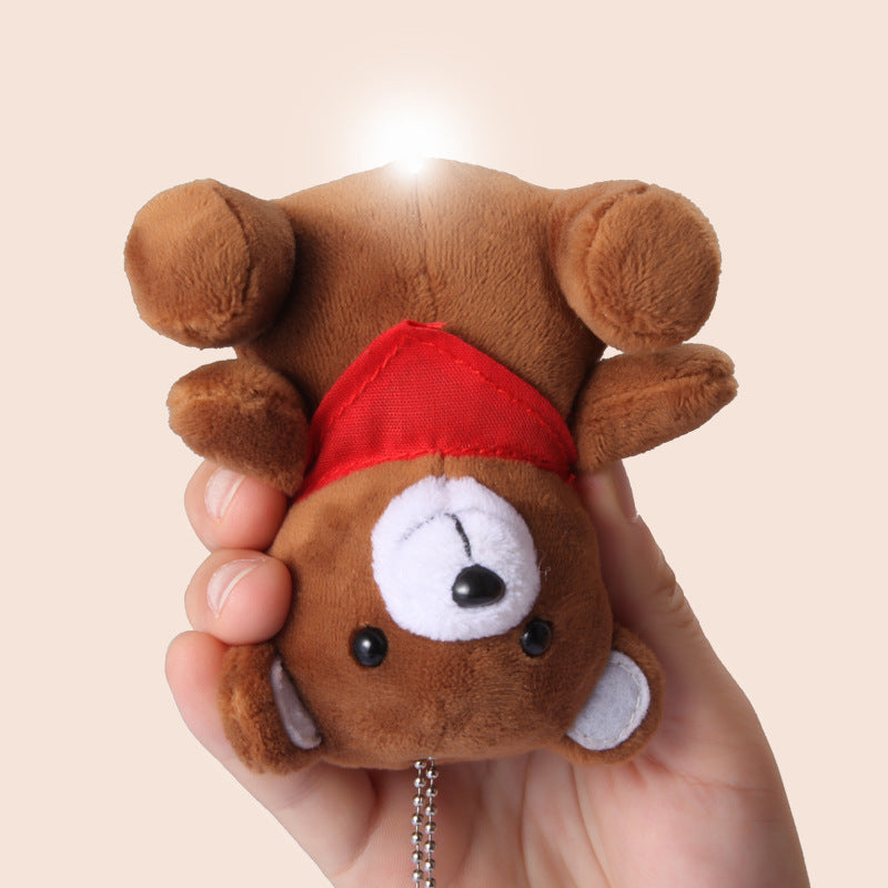 Cute Bear Safety Alarm | Adorable 120dB Keychain with Light