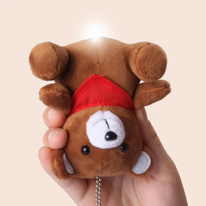 Cute Bear Safety Alarm | Adorable 120dB Keychain with Light